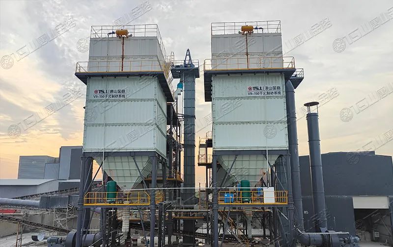 新項(xiàng)目投產(chǎn)！浙江寧波水洗改干法項(xiàng)目制砂樓調(diào)試出砂